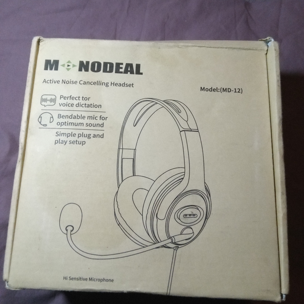 M-Nodeal Active Noise Cancelling Headset